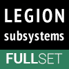 Full set of LEGION subsystems (12 amarr subsystems)